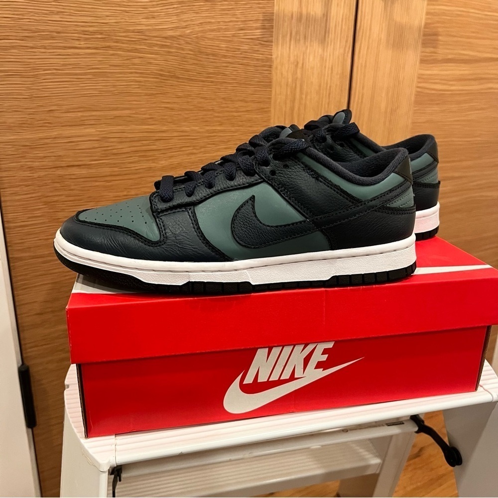 Nike Dunk Low Retro Premium 'Armory Navy’ Mens Size 8 - Picture 4 of 10